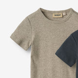 Wheat Main 2 Kurzarm BabybodyTimo Body 1432 navy