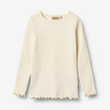 Wheat Main 2 Rib T-shirts L/S Ida T-Shirt 9439 rose water flowers