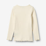 Wheat Main 2 Rib T-shirts L/S Ida T-Shirt 9439 rose water flowers