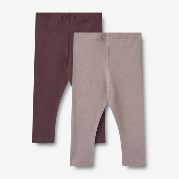 Wheat Main 2 Rippen-Leggings Maddy Legging 9581 purple fudge