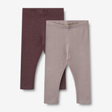 Wheat Main 2 Rippen-Leggings Maddy Legging 9581 purple fudge