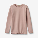 Wheat Main 2er-Pack langärmelige Ripp T-Shirts Ida T-Shirt 2487 rose powder