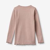 Wheat Main 2er-Pack langärmelige Ripp T-Shirts Ida T-Shirt 2487 rose powder