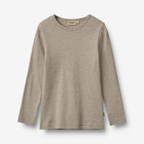 Wheat Main 2 Rippen-T-Shirt L/S Stig T-Shirt 1432 navy