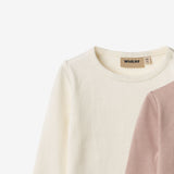 Wheat Main 2 Rippen T-Shirt L/S Ida T-Shirt 2487 rose powder