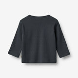 Wheat Main 2 Rippen T-Shirt L/S Milo T-Shirt 1432 navy