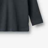 Wheat Main 2 Rippen T-Shirt L/S Milo T-Shirt 1432 navy