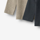 Wheat Main 2 Rippen T-Shirt L/S Milo T-Shirt 1432 navy