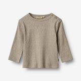 Wheat Main 2 Rippen T-Shirt L/S Milo T-Shirt 1432 navy