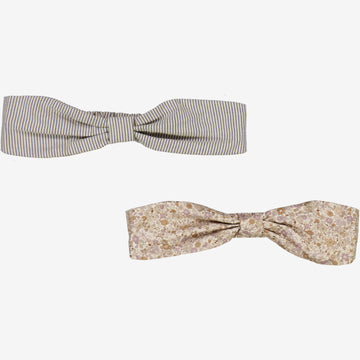 Wheat Main  2 Stirnbänder Edel | Baby Accessory 1353 soft lilac flowers