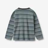 Wheat Main 2 T-Shirt L/S Hans Jersey Tops and T-Shirts 9547 blue multi stripe