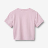 Wheat Main 2 T-Shirt S/S Ella T-Shirt 9876 magenta heart flowers