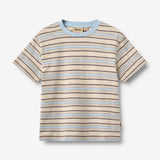 Wheat Main 2 T-Shirt S/S Fabian T-Shirt 9877 multi blue stripe