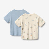 Wheat Main 2 T-Shirt S/S Fabian T-Shirt 9669 whale friends