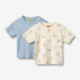 Wheat Main 2 T-Shirt S/S Fabian T-Shirt 9669 whale friends