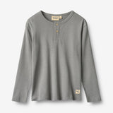 Wheat Main 2 T-shirt L/S Morris T-Shirt 9624 flint