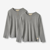 Wheat Main 2 T-shirt L/S Morris T-Shirt 9624 flint