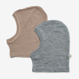 Wheat Wool 2 Wolle Sturmhaube Kim Accessory 9578 wood stripe