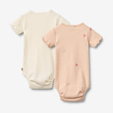 Wheat Main 2 2 Kurzarmbody Maren Body 2475 rose flowers