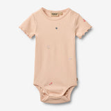 Wheat Main 2 2 Kurzarmbody Maren Body 2475 rose flowers
