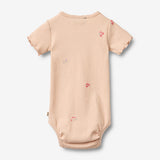 Wheat Main 2 2 Kurzarmbody Maren Body 2475 rose flowers