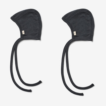 Wheat SMU 2er-Pack Merino Babymütze Billie Accessory 1432 navy