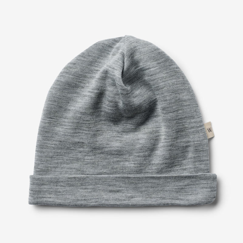 Wheat Wool 2er-Pack Wollmützen Emo Accessory 0224 melange grey