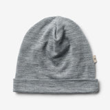 Wheat Wool 2er-Pack Wollmützen Emo Accessory 0224 melange grey