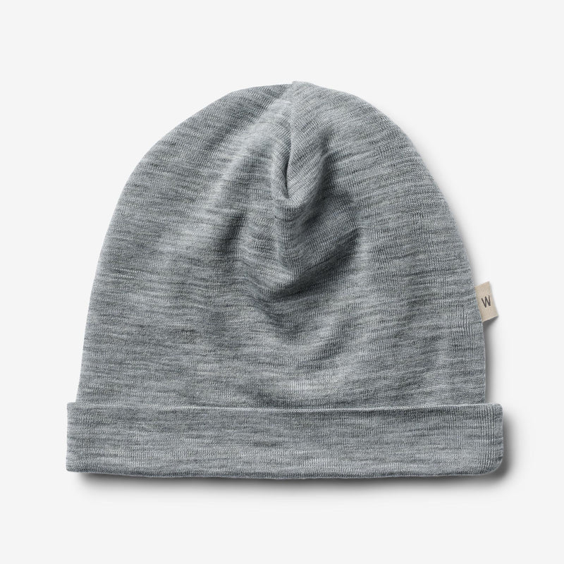 Wheat Wool 2er-Pack Wollmützen Emo Accessory 0224 melange grey