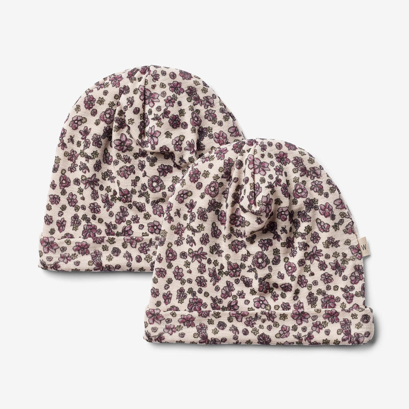 Wheat Wool 2er-Pack Wollmützen Emo Accessory 1114 autumn flowers
