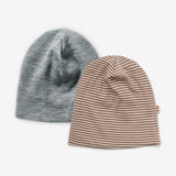 Wheat Wool 2er-Pack Wollmützen Emo Accessory 9578 wood stripe