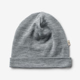 Wheat Wool 2er-Pack Wollmützen Emo Accessory 0224 melange grey