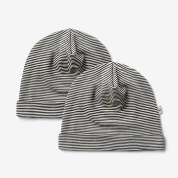 Wheat SMU 2er-Pack Wollmützen Emo Accessory 1433 navy stripe