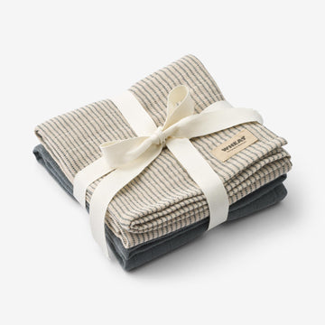 Wheat Main 2er-Paket Musselinwindel Kaya Accessory 1460 stormy weather