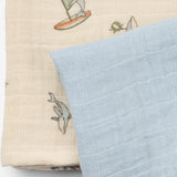 Wheat Main 2er-Paket Musselinwindel Kaya Accessory 2703 summer sky