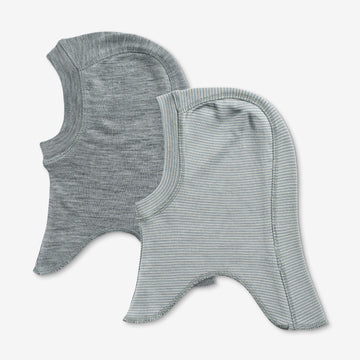 Wheat SMU 2er-pack Merino-Sturmhauben Felix Accessory 1522 cloudy sky stripe