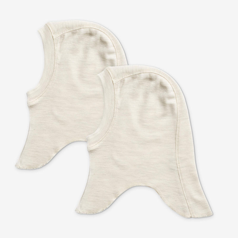 Wheat Wool 2er-pack Woll-Balaclava Felix Acc 1141 eggshell melange