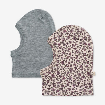 Wheat Wool 2er-pack Woll-Balaclava Kim Accessory 1114 autumn flowers