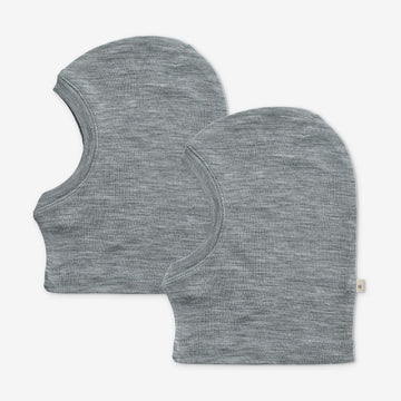 Wheat Wool 2er-pack Woll-Balaclava Kim Accessory 0224 melange grey