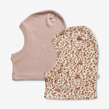 Wheat Wool 2er-pack Woll-Balaclava Kim Accessory 2475 rose flowers