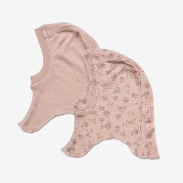 Wheat Wool 2er-pack Wolle Sturmhaube Felix Accessory 1358 lilac flowers