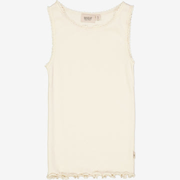 Wheat Main  Ärmeloses Ripp-Top Jersey Tops and T-Shirts 3129 eggshell 