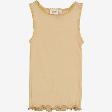 Wheat Main  Ärmeloses Ripp-Top Jersey Tops and T-Shirts 3308 latte