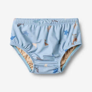 Wheat Main Baby Badeshorts Philip Swimwear 1235 soft blue sea life