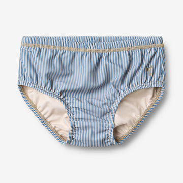 Wheat Main Baby Badeshorts Philip Swimwear 9580 blue swim stripe