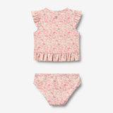 Wheat Main Bade-Set 2-teilig Alma Set 2526 powder flowers and seashells