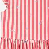 Wheat Main Bade-Set 2-teilig Alma Set 9657 red stripe flowers
