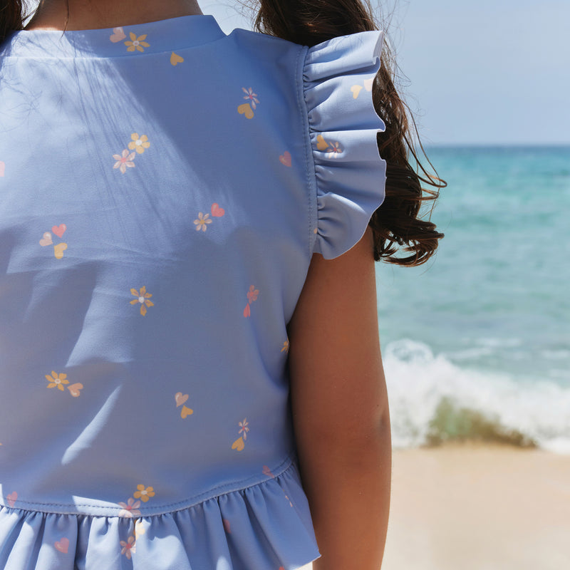 Wheat Main Bade-Set 2-teilig Alma Swimwear 9525 morning sky hearts