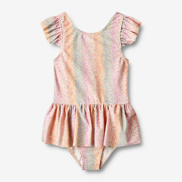 Wheat Main  Badeanzug Diddi Swimwear 9506 rainbow flowers