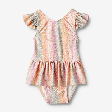 Wheat Main  Badeanzug Diddi Swimwear 9506 rainbow flowers